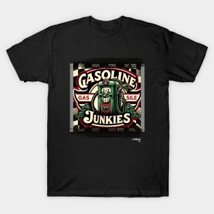 HotRod - Vintage Retro : Racing-Ready Gasoline Distributor T-Shirt